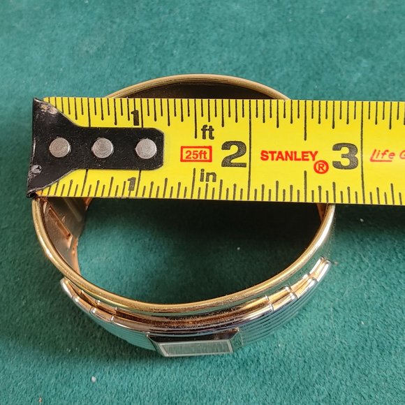 ALFRED DURANTE FRANKLIN MINT WATCH IN FUFF BRACELET - Picture 10 of 10